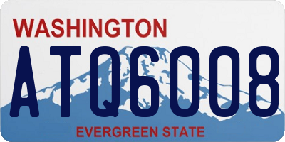 WA license plate ATQ6008