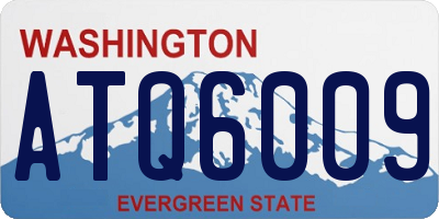 WA license plate ATQ6009