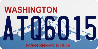 WA license plate ATQ6015