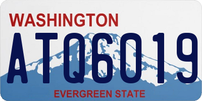 WA license plate ATQ6019