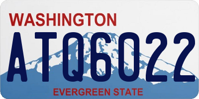 WA license plate ATQ6022