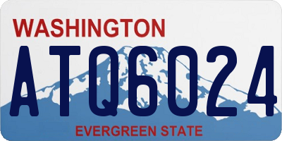 WA license plate ATQ6024