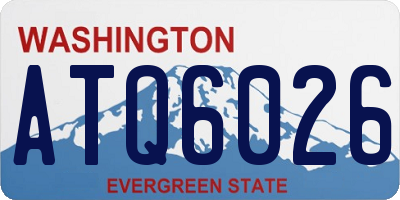 WA license plate ATQ6026