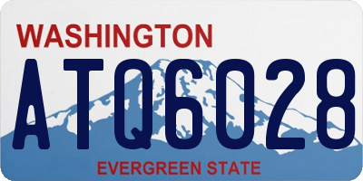 WA license plate ATQ6028