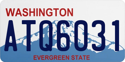 WA license plate ATQ6031