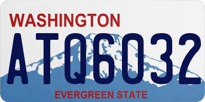 WA license plate ATQ6032