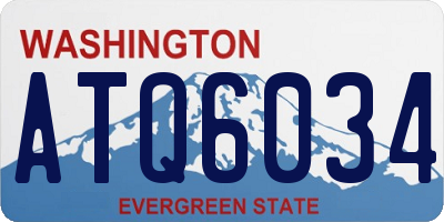 WA license plate ATQ6034