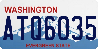 WA license plate ATQ6035