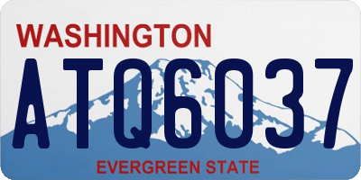 WA license plate ATQ6037