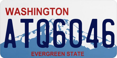 WA license plate ATQ6046