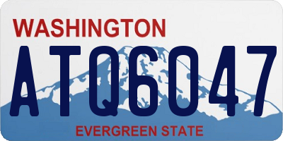 WA license plate ATQ6047