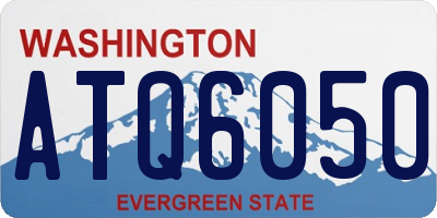 WA license plate ATQ6050
