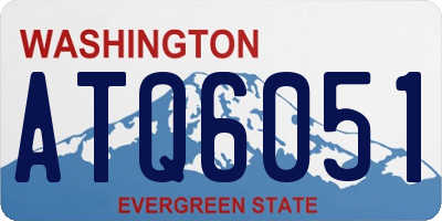 WA license plate ATQ6051