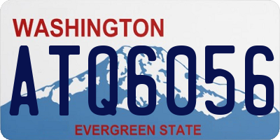 WA license plate ATQ6056
