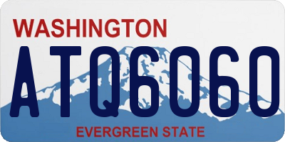 WA license plate ATQ6060