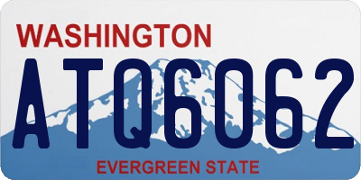 WA license plate ATQ6062