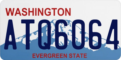 WA license plate ATQ6064