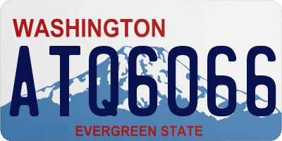 WA license plate ATQ6066