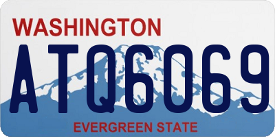 WA license plate ATQ6069