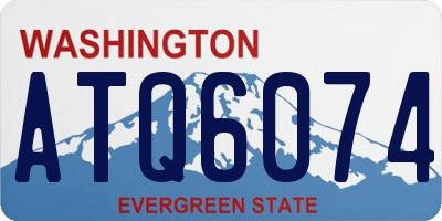 WA license plate ATQ6074