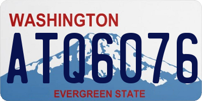 WA license plate ATQ6076