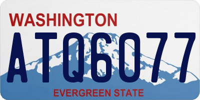 WA license plate ATQ6077