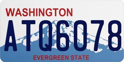 WA license plate ATQ6078