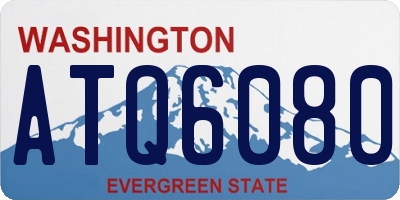 WA license plate ATQ6080