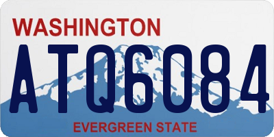 WA license plate ATQ6084