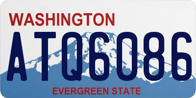 WA license plate ATQ6086