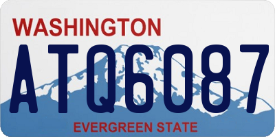 WA license plate ATQ6087