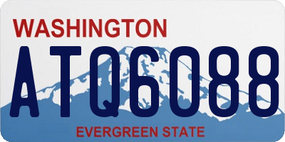 WA license plate ATQ6088