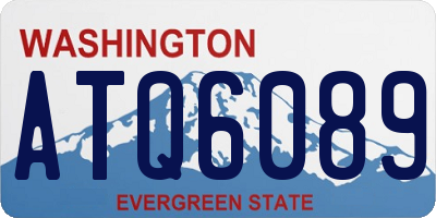 WA license plate ATQ6089