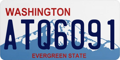 WA license plate ATQ6091