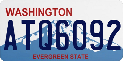 WA license plate ATQ6092