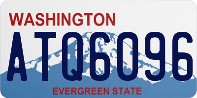 WA license plate ATQ6096