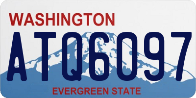 WA license plate ATQ6097