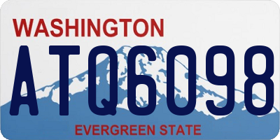 WA license plate ATQ6098