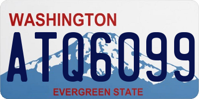WA license plate ATQ6099
