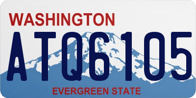 WA license plate ATQ6105
