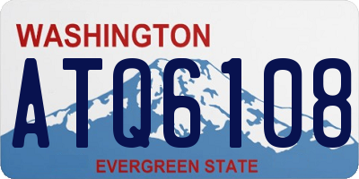 WA license plate ATQ6108