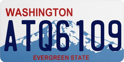 WA license plate ATQ6109