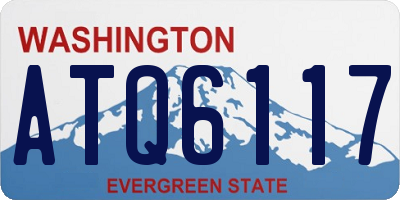 WA license plate ATQ6117