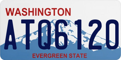 WA license plate ATQ6120