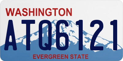 WA license plate ATQ6121