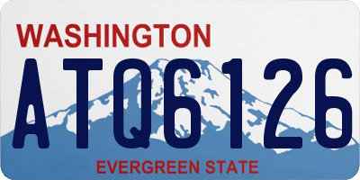 WA license plate ATQ6126