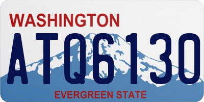 WA license plate ATQ6130