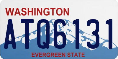 WA license plate ATQ6131