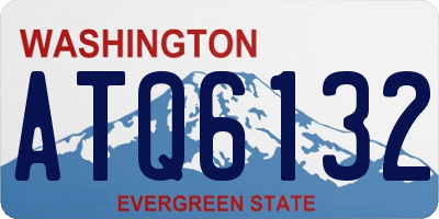 WA license plate ATQ6132