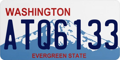 WA license plate ATQ6133